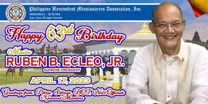 
Ruben Ecleo Jr Age, Birthday, Wikipedia, Who, Nationality, Biography 